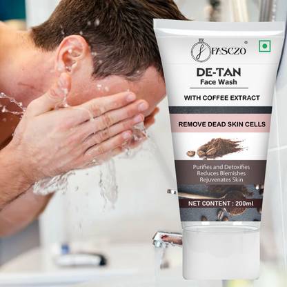 Fasczo De Tan  For Men Women , Removes Blackheads, Deep Pore & Oil Control Face Wash