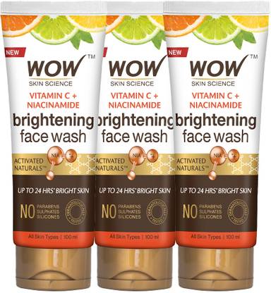WOW SKIN SCIENCE Vitamin C & Niacinamide  | For Brighter Glow Face Wash