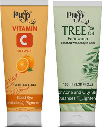 purp Vitamin C-Tea Tree oil Dual Combo For Bright & Clear | All Skin Type Face Wash