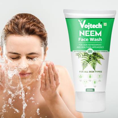 Vojtech Neem Acne Daily FaceWash For Healthy & Hydrated~ Illuminates Skin~ Men Women Face Wash
