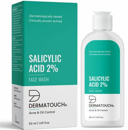 Dermatouch Salicylic Acid 2%  | For Acne & Oil Control |Suitable to All Skin Types Face Wash