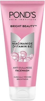 POND's Bright Beauty Spot-less Glow With Vitamins, Removes Dead Skin Cells & Dark Spots, Double Brightness Action, All Skin Types Face Wash