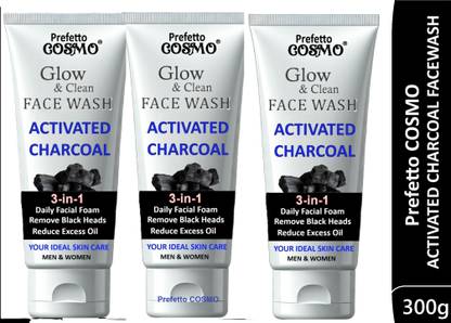 Prefetto COSMO Charcoal Skincare Cleanser Pack Face Wash