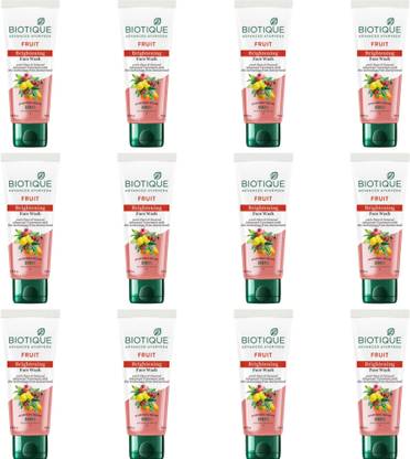 BIOTIQUE Fruit Brightening - 50ml (Pack of 12) Face Wash