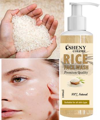SHENY COLORS Skin Care Product | For All Skin Types | For Men & Women Rice  Face Wash