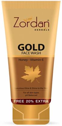 ZORDAN Gold face wash contains Honey & Vitamin E (Pack of 1) Face Wash
