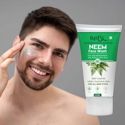 IKOTAL Neem Facewash For Men & Women Skin Rejuvenating |For Acne & Pimple Free Skin Face Wash