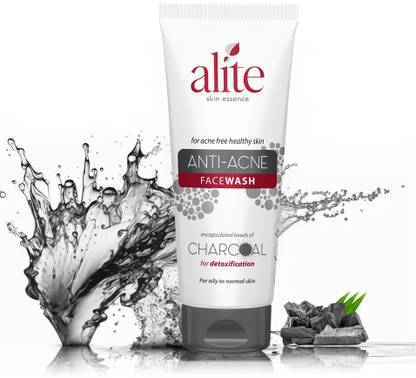 alite Anti-Acne  with Black Charcoal Beads Oil Control & Super Detox Face Wash