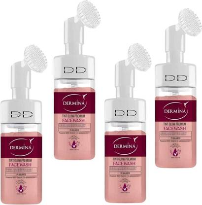 DOOMSDAY DERMINA PREMIUM FACEWASH FOR HEALTHY GLOWING SKIN PACK OF 100ml x 4 Face Wash