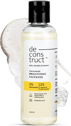 deconstruct Brightening Face wash 2% Niacinamide| Cleanses & Rejuvenates Skin Face Wash