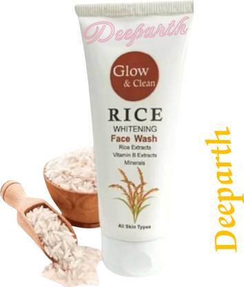 Deeparth Nourish Your Skin with Rice Water Beads - The Natural Hydrator,Naturals Radiance Rice, Enriched With Skin Brightening RFW035 Face Wash