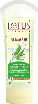 LOTUS Neem Wash Neem And Clove Ultrapurifying  Face Wash