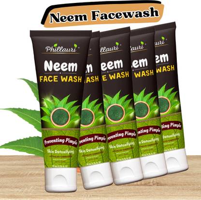 Phillauri Fresh Neem Pimple Control - Deep Cleanse For Glowing Skin Face Wash