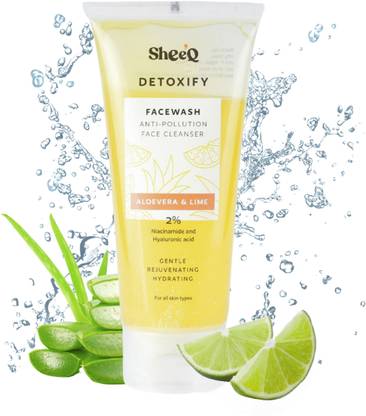 Sheeq Detoxify Anti-Pollution face Cleanser Face Wash