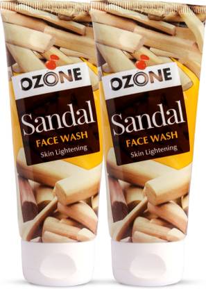 OZONE Sandal Face wash | Goodness of Sandalwood | All Skin Types | Pack of 2 Face Wash
