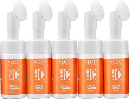 VLCC Vitamin C Foaming  - 100 ml (Pack of 5) Face Wash