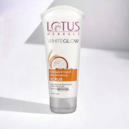 LOTUS HERBALS WG Skin Brightening Oatmeal & Yogurt Scrub Face Wash