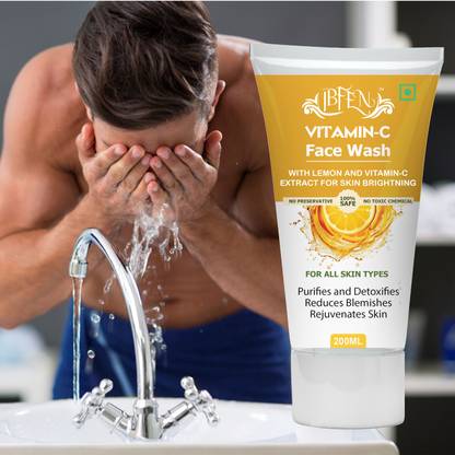 IBFEN Vitamin C  ! Brighter Face, Deep Pore & Oil Control! Men & Women Face Wash