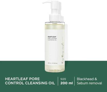 Plum Crazy HEARTLEAF PORE CONTROL CLEANSING OIL 200ML FACE EASH (250ML) Face Wash