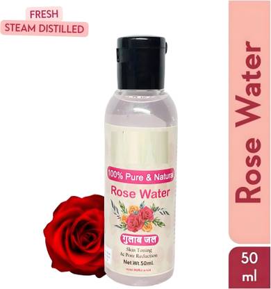 Glamezone Pure & Natural Gulab Rose Water for Face, Skin Face Wash