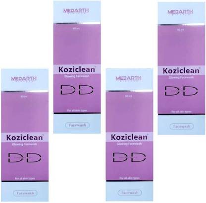 DOOMSDAY ME+DARTH KOZICLEAN FACEWASH FOR ACNE CONTROL GLWING SKIN PACK OF 60ml x 4 Face Wash