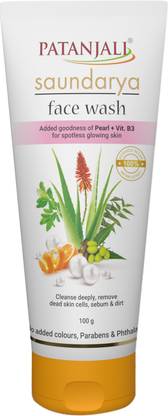 PATANJALI Saundarya Anti-Acne & Pimple, Removes Dirt & Excess Oil Face Wash