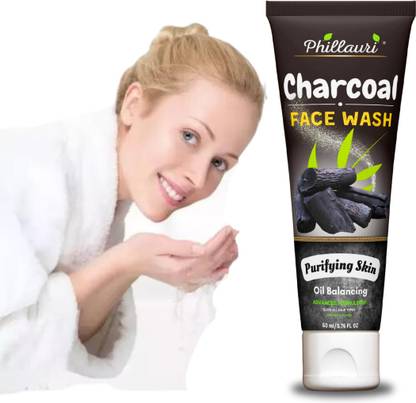 Phillauri Simple Kind To Skin Refreshing Facial Wash Charcoal  Face Wash