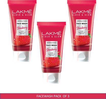 Lakmé Blush & Glow Strawberry Freshness Face Wash  (300 g)