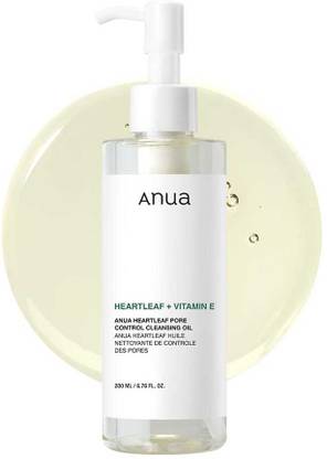 ANUA heartleaf+vitamin E pore control cleansing oil Face Wash