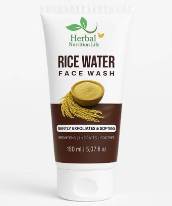 isha herbal store Rice Water  zgently Exfoliates & Softens Face Wash