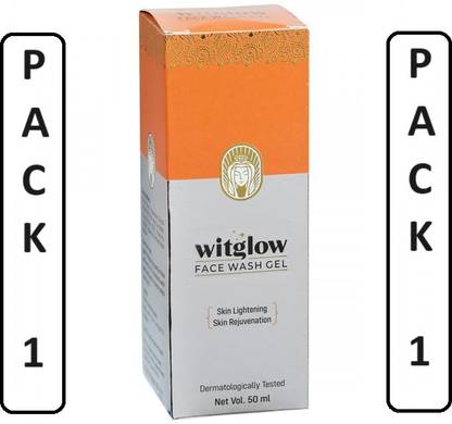 witglow Face wash gel for Skin Bighting (Pack 1 *50ml) Face Wash