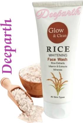 Deeparth Rice Water & Niacinamide,Naturals Radiance Rice, Enriched With Skin Brightening RFW03 Face Wash