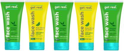 GET REAL lemon Face Wash