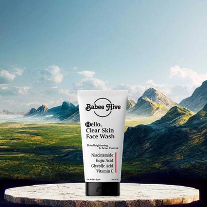 Babeehive HELLO CLEASING FACE WASH NIACINAMIDE AND SKIN BRIHTNING FACE WASH 100 ML Y7713 Face Wash