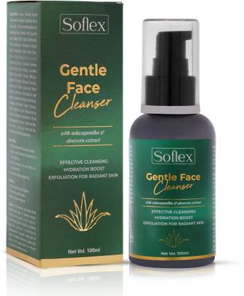 SOFLEX Gentle Face Cleanser for Men, Fights Acne & Pimple, Brighten Skin New Product Face Wash
