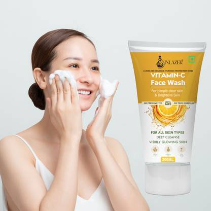 inlazer Vitamine C Facewash For Men Women ` Skin Renewal ` Excess Dirt Blackhead Removal Face Wash
