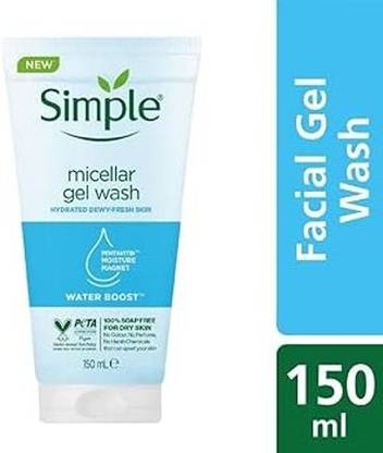 Simple Water Boost Micellar Facial Gel Wash Face Wash