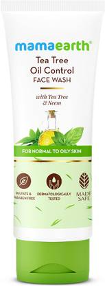 Mamaearth Tea Tree Natural  for Acne & Pimples Removal with Neem Face Wash