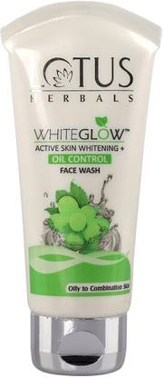 LOTUS Herbals Whiteglow Active Skin Whitening & Oil control  100 g Face Wash