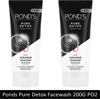 POND's Pure Detox  With Activated Charcoal PO2 Face Wash