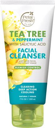 Petal Fresh Blemish Control Tea Tree & Peppermint Facial Cleanser Face Wash