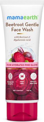Mamaearth Beetroot Gentle  With Beetroot & Hyaluronic Acid For Hydrated Pink Glow Face Wash