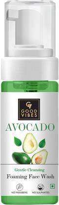 GOOD VIBES Gentle Cleansing Foaming  - Avocado (150 ml) Face Wash