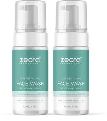 Zecra Acne Avert Foaming with Morning Energy without sulphate & Paraben Face Wash