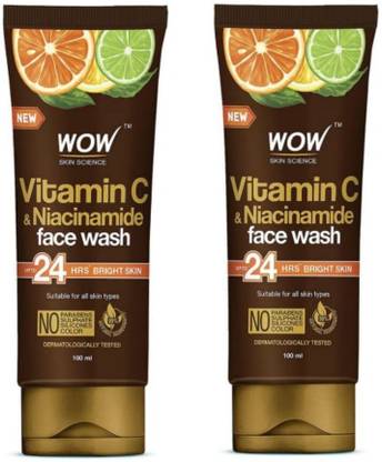 WOW SKIN SCIENCE Brightening Vitamin C For Hyperpigmentation (100mlX2) Face Wash