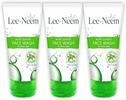 Leeford Anti Acne with Pure Neem & Aloe Vera | Clears Acne, Pimples & Breakouts Face Wash