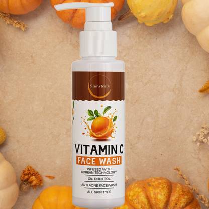 Snow ferry Vitamin C  for Glowing Skin – Korean Formula | Oil Control & Acne Care | For Men & Women Face Wash