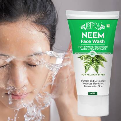 IBFEN Neem Pimple  Men & Women ' Acne Prone, Oil Control & Deep Detox Face Wash