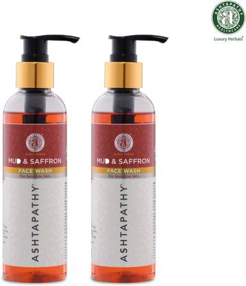 Ashtapathy Mud & Saffron Face wash Pack of 2 Face Wash
