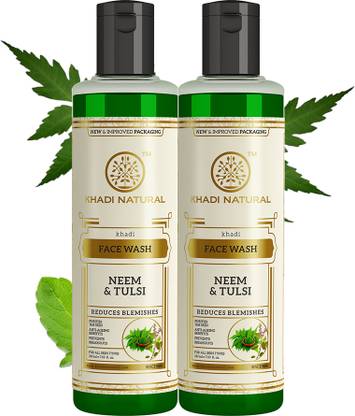 KHADI NATURAL Neem & Tulsi  (Pack of 2) Face Wash